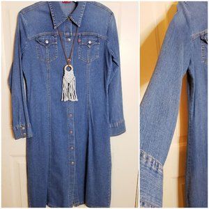 Denim dress/duster